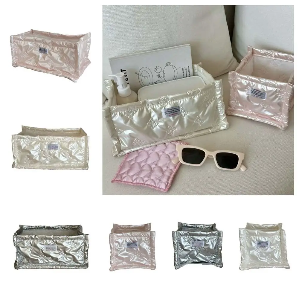 Desktop Storage Cosmetic Storage Bag Toiletries Organizer Cosmetics/Snacks/Stationery Korean Ins Storage Case Bowknot
Desktop Storage Cosmetic Storage Bag Toiletries Organizer Cosmetics/Snacks/Stationery Korean Ins Storage Case Bowknot
