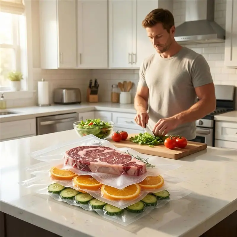 AB46-Vacuum Sealer Bags For Food 60 Pcs (S+M+L)Food Storage Bags Air Valve Zipper Bags
AB46-Vacuum Sealer Bags For Food 60 Pcs (S+M+L)Food Storage Bags Air Valve Zipper Bags