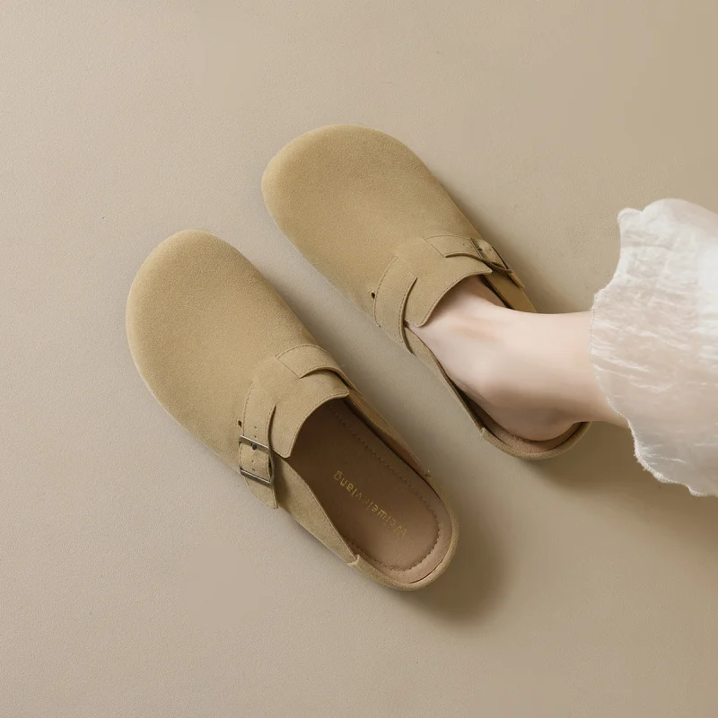 Women's open-toe half-slippers for outdoor wear in summer
Women's open-toe half-slippers for outdoor wear in summer
