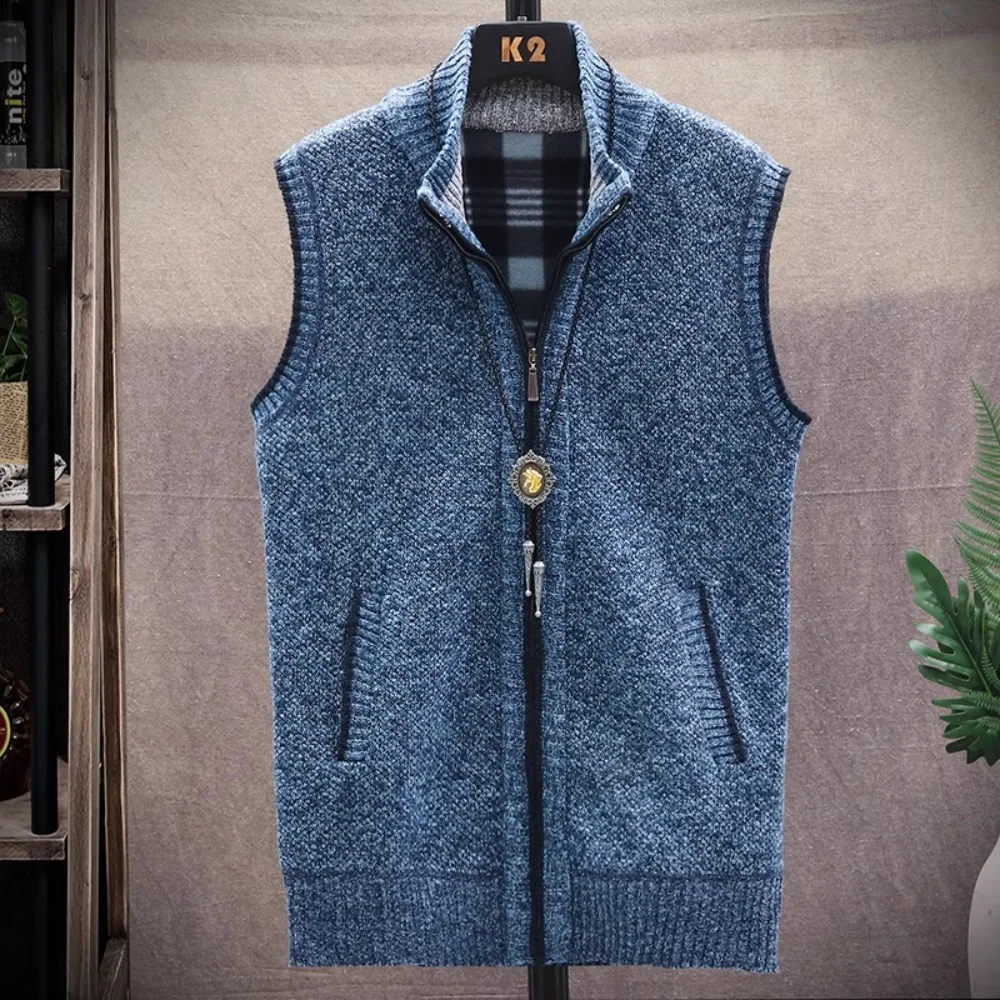 Sweater Cardigan Vest Men's Wear Fall and Winter Knitwear Warm Padded Thickened Jacket Zip Knittwear Harajuku
Sweater Cardigan Vest Men's Wear Fall and Winter Knitwear Warm Padded Thickened Jacket Zip Knittwear Harajuku