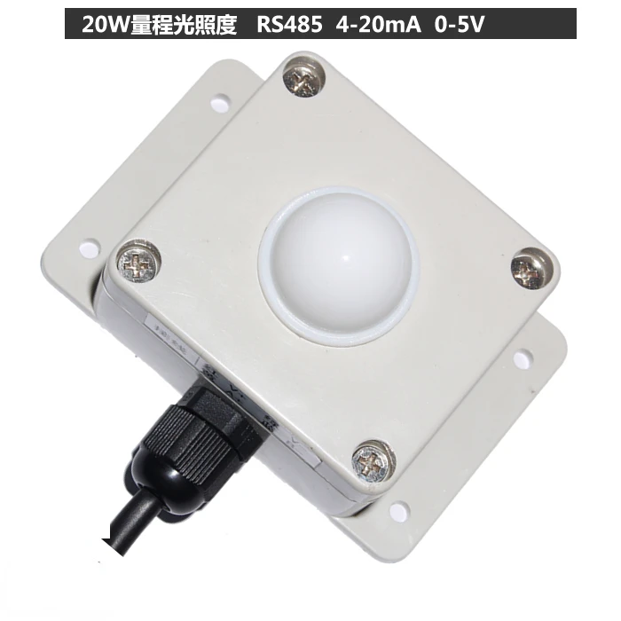 RS485 Illuminance Sensor Current Illuminance Meter, Voltage Illuminance Transmitter Can Be Connected to PLC Configuration
RS485 Illuminance Sensor Current Illuminance Meter, Voltage Illuminance Transmitter Can Be Connected to PLC Configuration