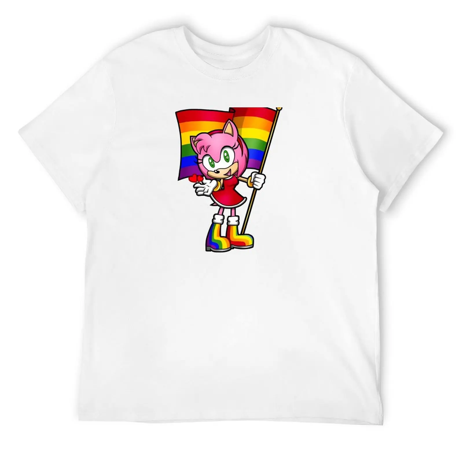 Anthropomorphic Pink Hedgehog Girl LGBT Pride Flag Gay T-Shirt plus size tops tees t shirt for men
Anthropomorphic Pink Hedgehog Girl LGBT Pride Flag Gay T-Shirt plus size tops tees t shirt for men