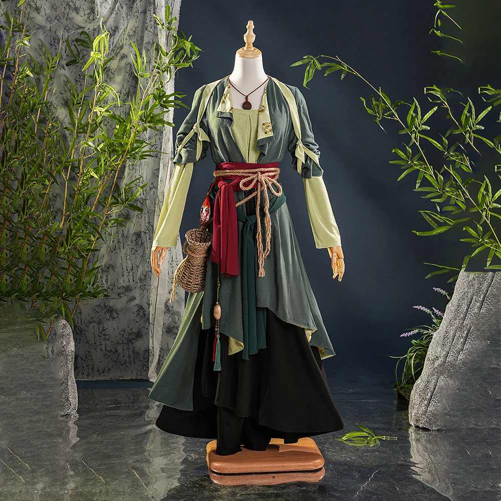 WHERE WINDS MEET Cosplay Costume Yingying Cosplay Green Chinese Uniform Ancientry Cosplay Suit Cos Halloween Carnival Outfit
WHERE WINDS MEET Cosplay Costume Yingying Cosplay Green Chinese Uniform Ancientry Cosplay Suit Cos Halloween Carnival Outfit