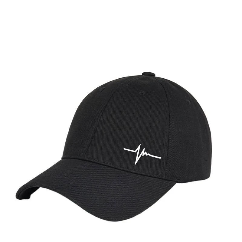 2025 Soft-top baseball cap - Lightweight, breathable, adjustable, unisex design with heartbeat lines and geometric pattern,Black
2025 Soft-top baseball cap - Lightweight, breathable, adjustable, unisex design with heartbeat lines and geometric pattern,Black