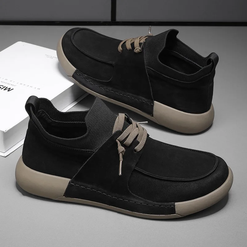 Men's sneakers 2025 new spring one foot Le Fu Dou Dou shoes black anti slip work shoes men's casual sports footwear for men
Men's sneakers 2025 new spring one foot Le Fu Dou Dou shoes black anti slip work shoes men's casual sports footwear for men