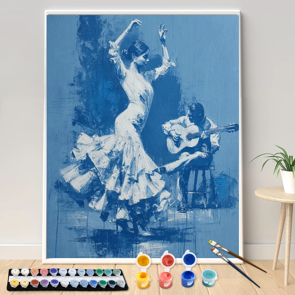 Digital Acrylic Painting Kit DIY dancers Art Canvas Hand Painted Home Decor Personalized Surprise Gift
Digital Acrylic Painting Kit DIY dancers Art Canvas Hand Painted Home Decor Personalized Surprise Gift