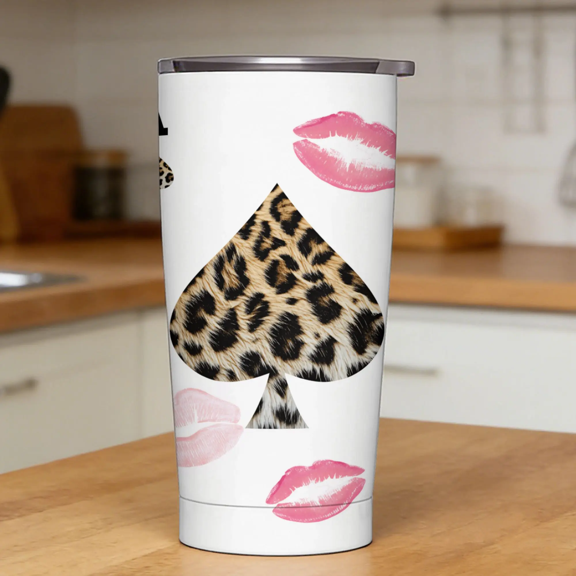 Leopard & Card Print Tumbler Travelist 20oz Thermal Mug Leakproof Cold Drink Milk Tea Water Bottle,
Leopard & Card Print Tumbler Travelist 20oz Thermal Mug Leakproof Cold Drink Milk Tea Water Bottle,