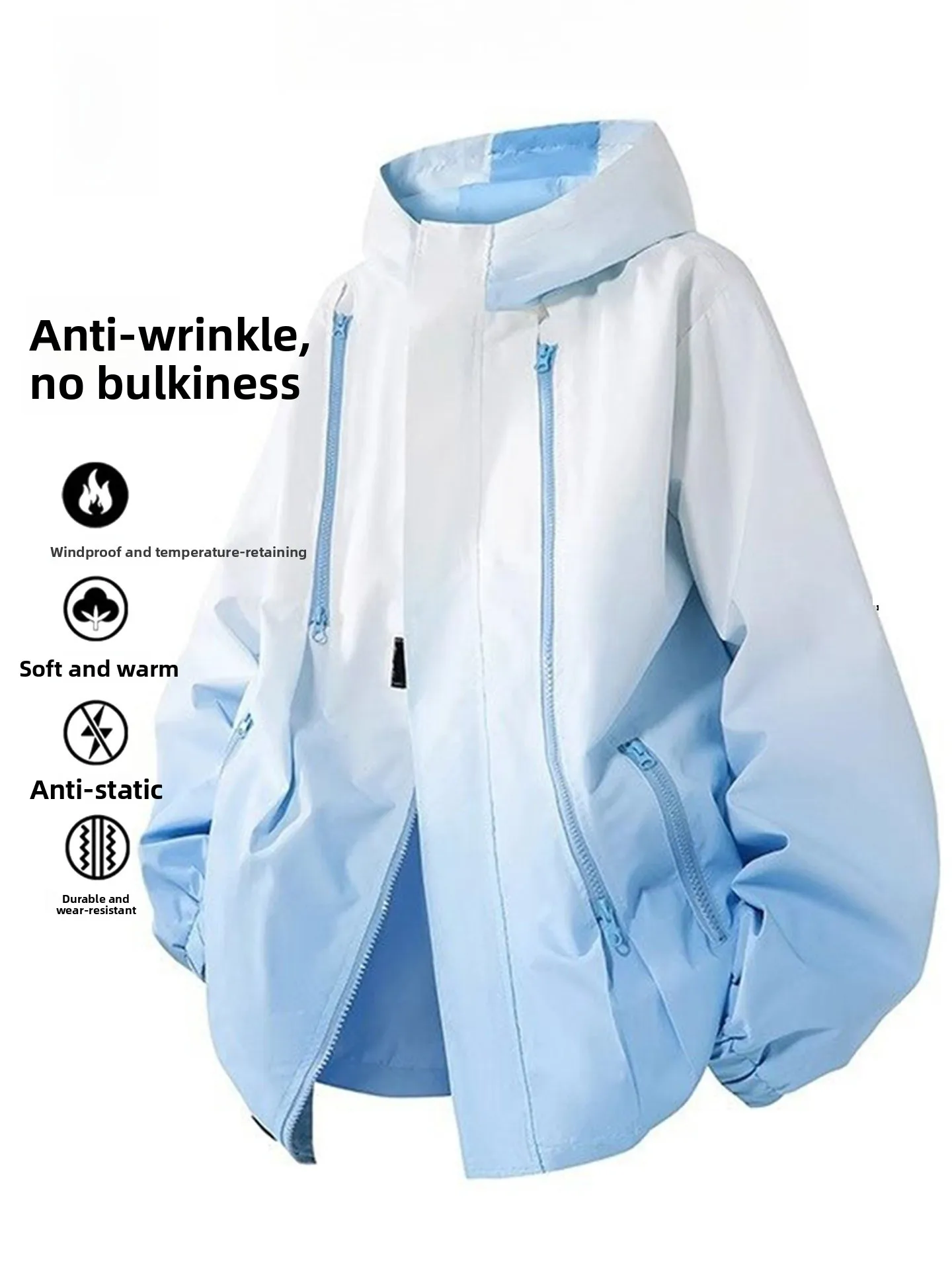 Nainilu Men's Loose Fit Gradient Jacket Spring Autumn Outdoor Windproof Baseball Collar Casual Style Polyester Fiber Zipper C...
Nainilu Men's Loose Fit Gradient Jacket Spring Autumn Outdoor Windproof Baseball Collar Casual Style Polyester Fiber Zipper C...