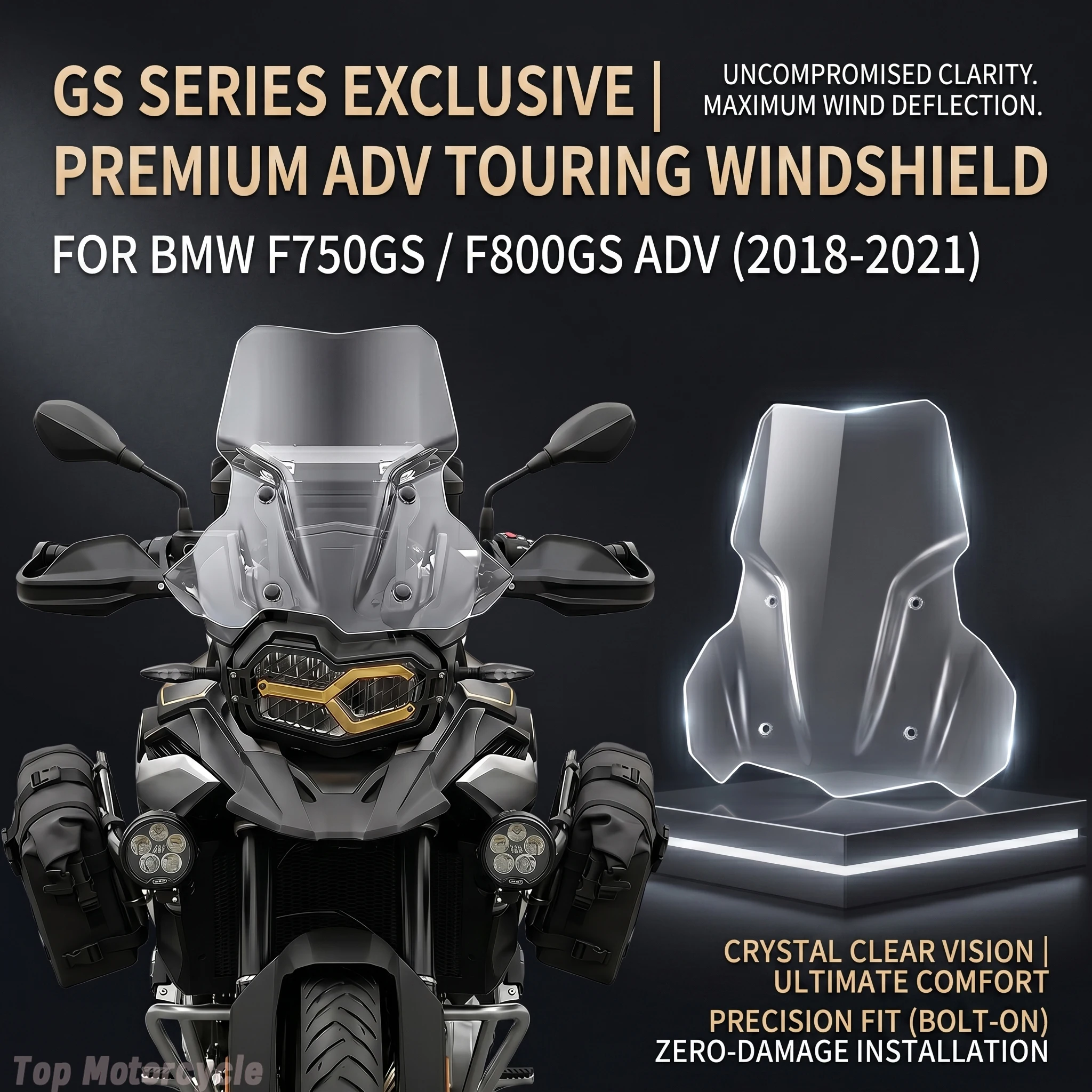 Increased Fixing Bracket Windscreen For BMW F750GS F850GS ADV 2018-2023 Touring Windshield Deflector Motorcycle Windshield
Increased Fixing Bracket Windscreen For BMW F750GS F850GS ADV 2018-2023 Touring Windshield Deflector Motorcycle Windshield