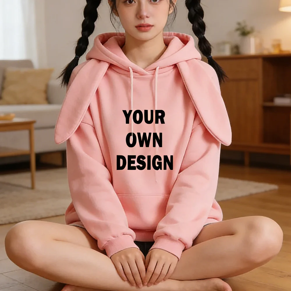 Повседневная толстовка с капюшоном в виде ушей кролика, элегантный, модный, современный стиль, кавайный женский спортивный костюм, толстовка в стиле Y2K с узором.
Повседневная толстовка с капюшоном в виде ушей кролика, элегантный, модный, современный стиль, кавайный женский спортивный костюм, толстовка в стиле Y2K с узором.