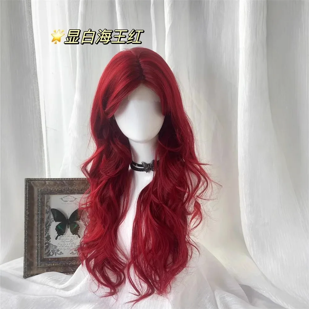 Synthetic Lace Front Red Wavy Wig with Curtain Bangs for Cosplay Party Costume Anime Full Wig Seraphina Inspired Hair
Synthetic Lace Front Red Wavy Wig with Curtain Bangs for Cosplay Party Costume Anime Full Wig Seraphina Inspired Hair