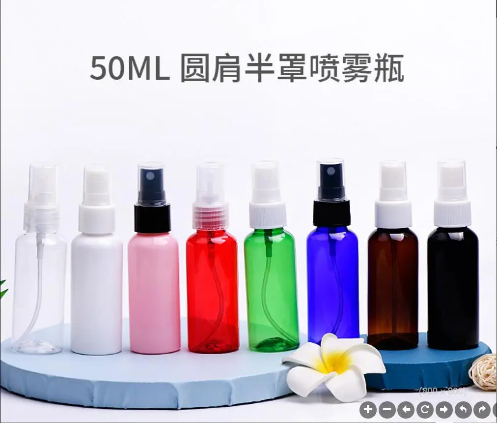 50ml plastic PET bottle mist sprayer water/toilet/toner perfume essence oil moisture liquid skin care cosmetic packing
50ml plastic PET bottle mist sprayer water/toilet/toner perfume essence oil moisture liquid skin care cosmetic packing
