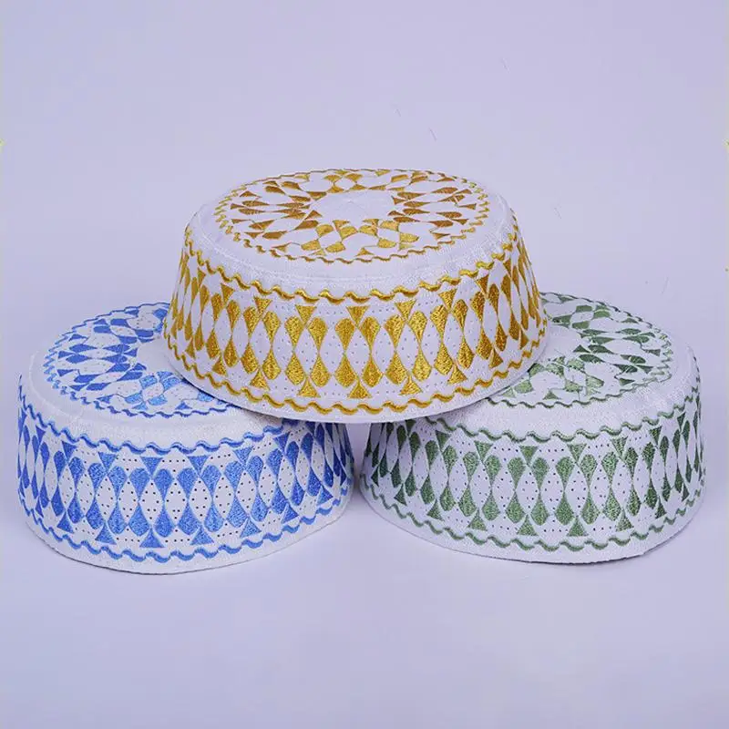 New Muslim Men Prayer Cap Hat Cotton Embroidery Leisure Saudi Arabia Islamic Hat Cap Men Headscarf Topkippot Turban Saudi Cap
New Muslim Men Prayer Cap Hat Cotton Embroidery Leisure Saudi Arabia Islamic Hat Cap Men Headscarf Topkippot Turban Saudi Cap