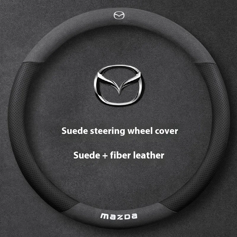 For Mazda 3 5 6 SKYACTIV Axela Atenza CX30 CX50 CX5 CX7 CX8 CX9 MX5 RX8 BT50 Suede Leather Car Steering Wheel Cover Accessories
For Mazda 3 5 6 SKYACTIV Axela Atenza CX30 CX50 CX5 CX7 CX8 CX9 MX5 RX8 BT50 Suede Leather Car Steering Wheel Cover Accessories