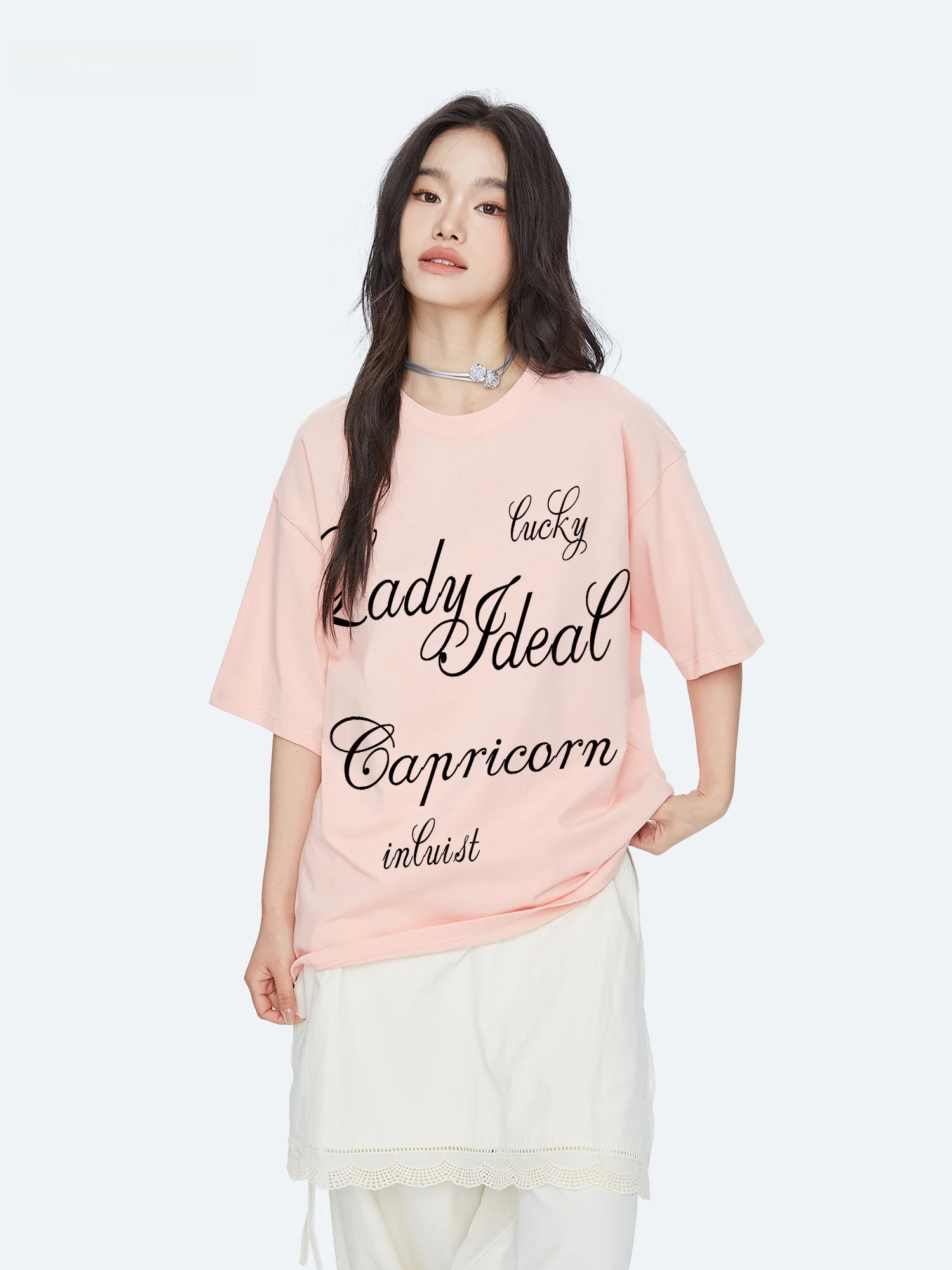 Capricorn American Retro Letter Cotton Short Sleeve Women's T-shirt Summer New Loose Half Sleeve Top Street Style Print Casua...
Capricorn American Retro Letter Cotton Short Sleeve Women's T-shirt Summer New Loose Half Sleeve Top Street Style Print Casua...