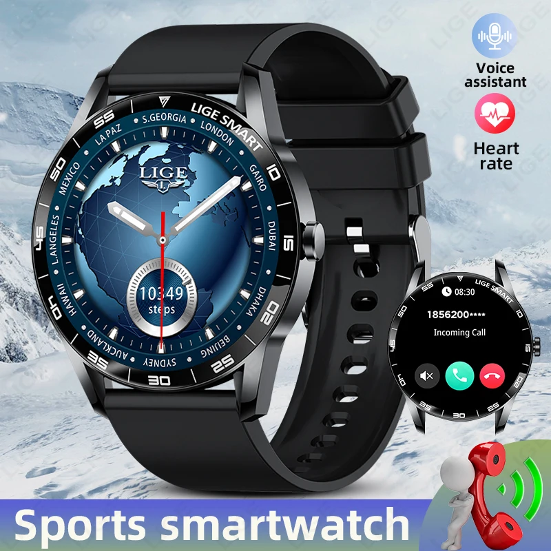 New LIGE Outdoor Smart Watch Wireless Calling 230mAh Battery Sports Heart Rate Monitor 1.38" Screen Military smart watch for men
New LIGE Outdoor Smart Watch Wireless Calling 230mAh Battery Sports Heart Rate Monitor 1.38" Screen Military smart watch for men