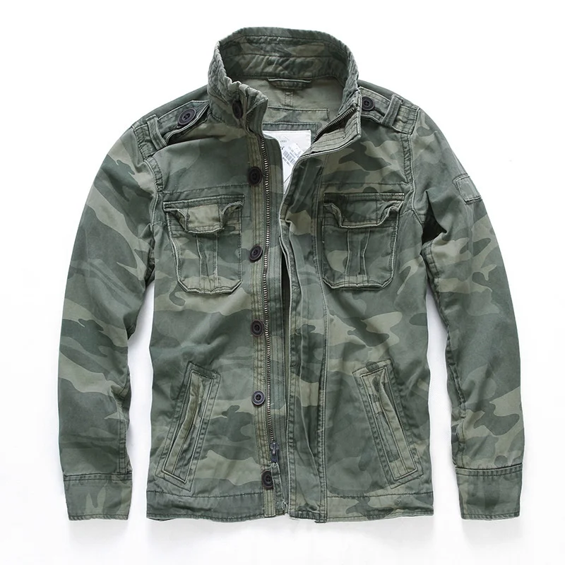 2024 Men's Camouflage Cargo Jacket Multi Pockets Casual Denim Outerwear Outdoor Military Coat for Male 2XL
2024 Men's Camouflage Cargo Jacket Multi Pockets Casual Denim Outerwear Outdoor Military Coat for Male 2XL