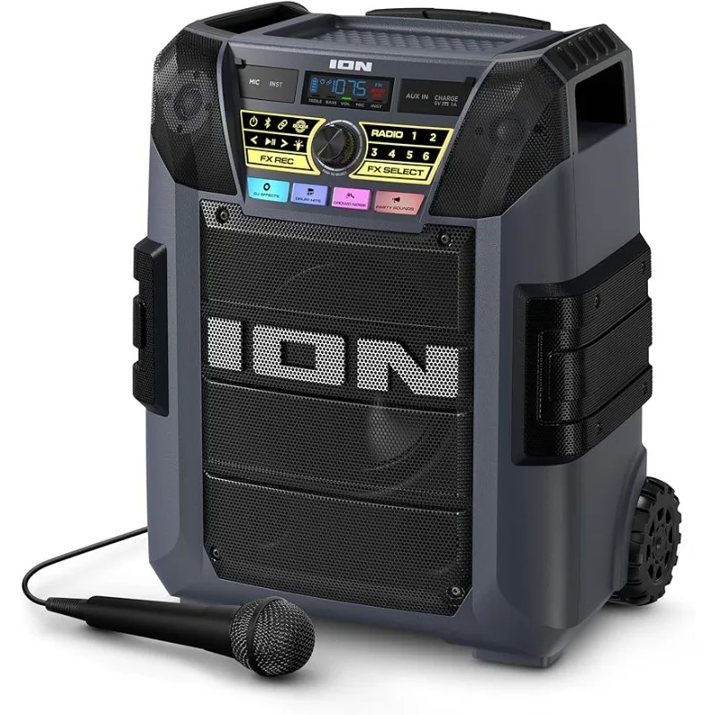 ION Block Rocker XL - Portable Bluetooth Outdoor Party Speaker, 220W, with Karaoke Microphone, Battery, 5 Speakers, Lights
ION Block Rocker XL - Portable Bluetooth Outdoor Party Speaker, 220W, with Karaoke Microphone, Battery, 5 Speakers, Lights