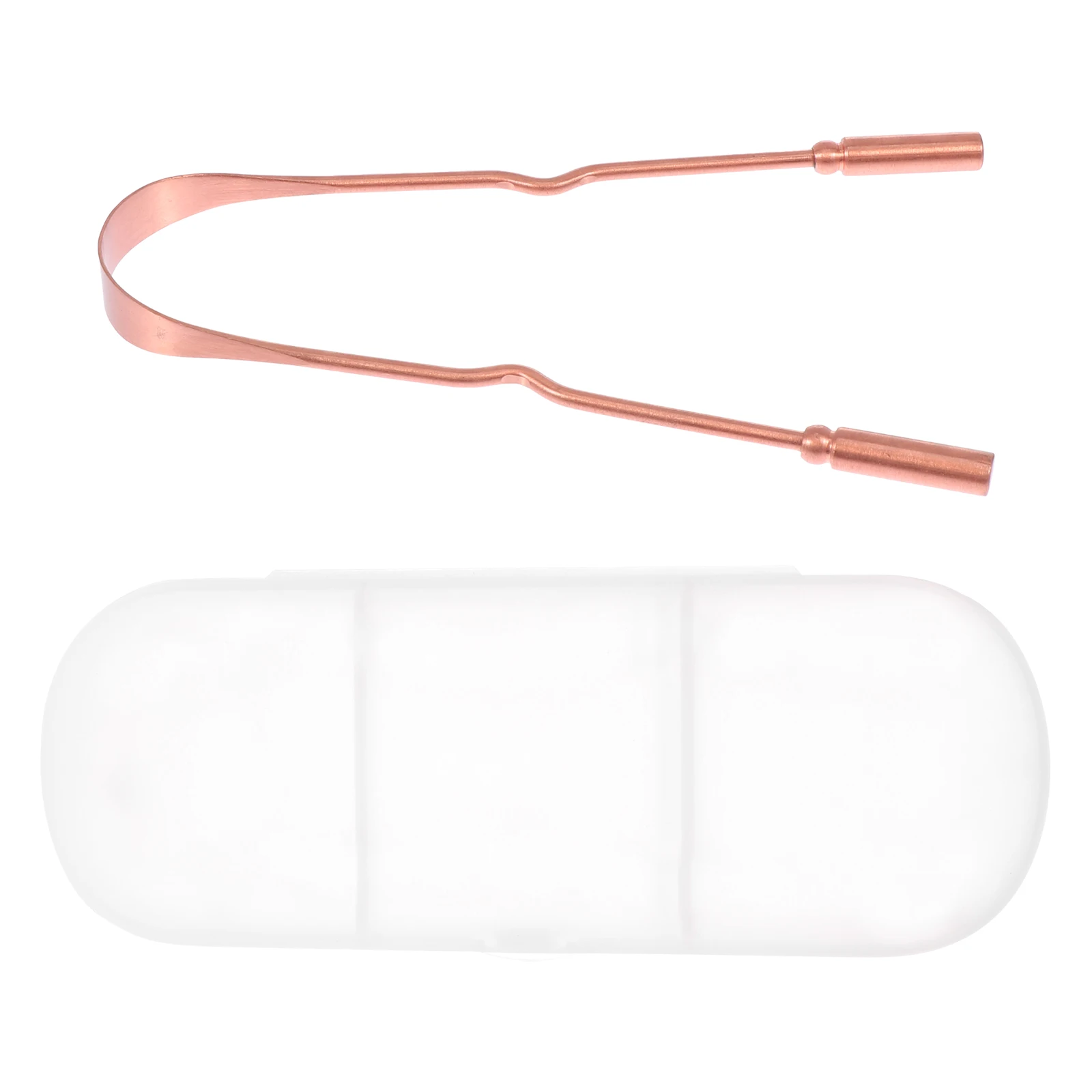 Tongue Cleaner Coating Removal Kit Copper Oral Care Tool Healthier Humanized Handle Fashionable Scraper Storage Box Portable Bad
Tongue Cleaner Coating Removal Kit Copper Oral Care Tool Healthier Humanized Handle Fashionable Scraper Storage Box Portable Bad