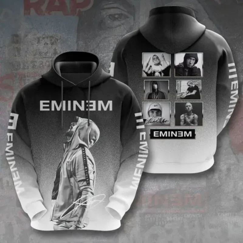 Vintage Rapper Eminem Graphic Hoodies 3D Print Man Women Tracksuit Pullovers Loose Casual Street Harajuku Men Hoodie Y2k Clothes
Vintage Rapper Eminem Graphic Hoodies 3D Print Man Women Tracksuit Pullovers Loose Casual Street Harajuku Men Hoodie Y2k Clothes