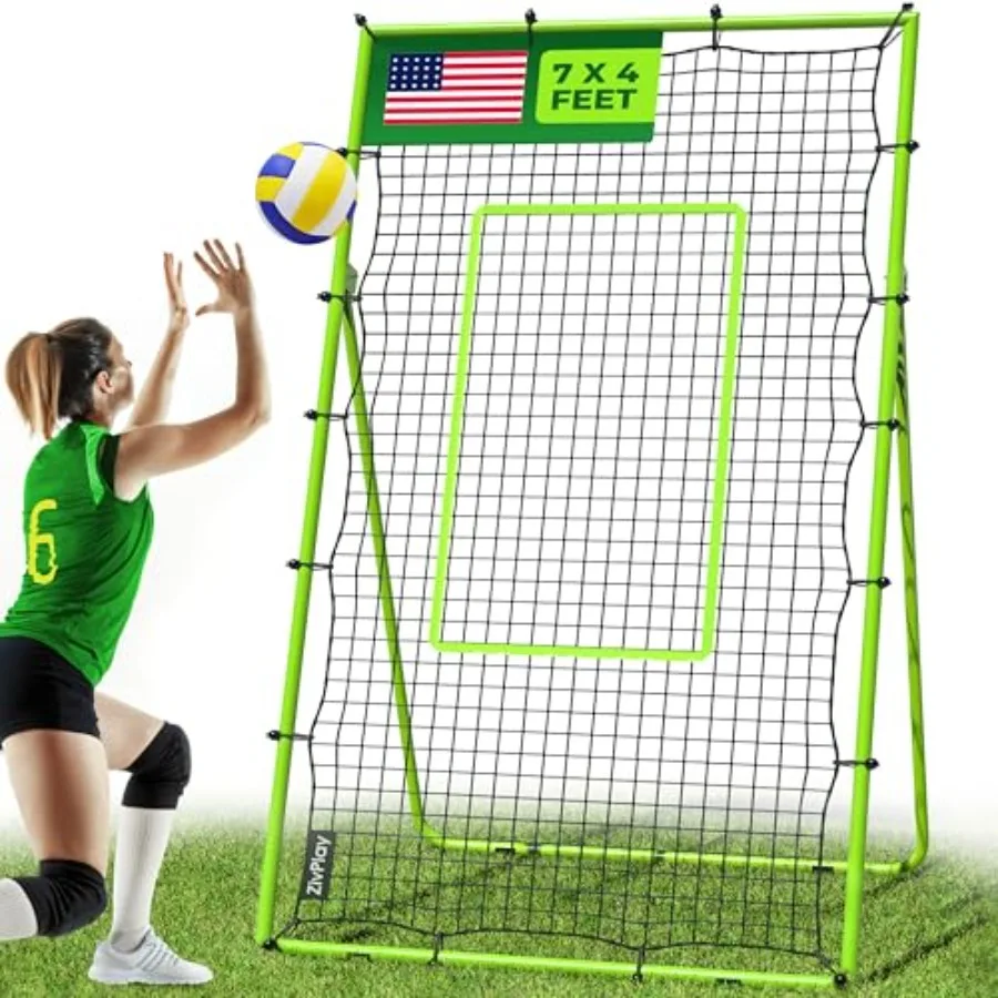 Volleyball Rebounder Net Lacrosse Rebounder Bounce Back Equipment with 5 Adjustable Rebound Angles Ground Stakes Neon Strap for
Volleyball Rebounder Net Lacrosse Rebounder Bounce Back Equipment with 5 Adjustable Rebound Angles Ground Stakes Neon Strap for