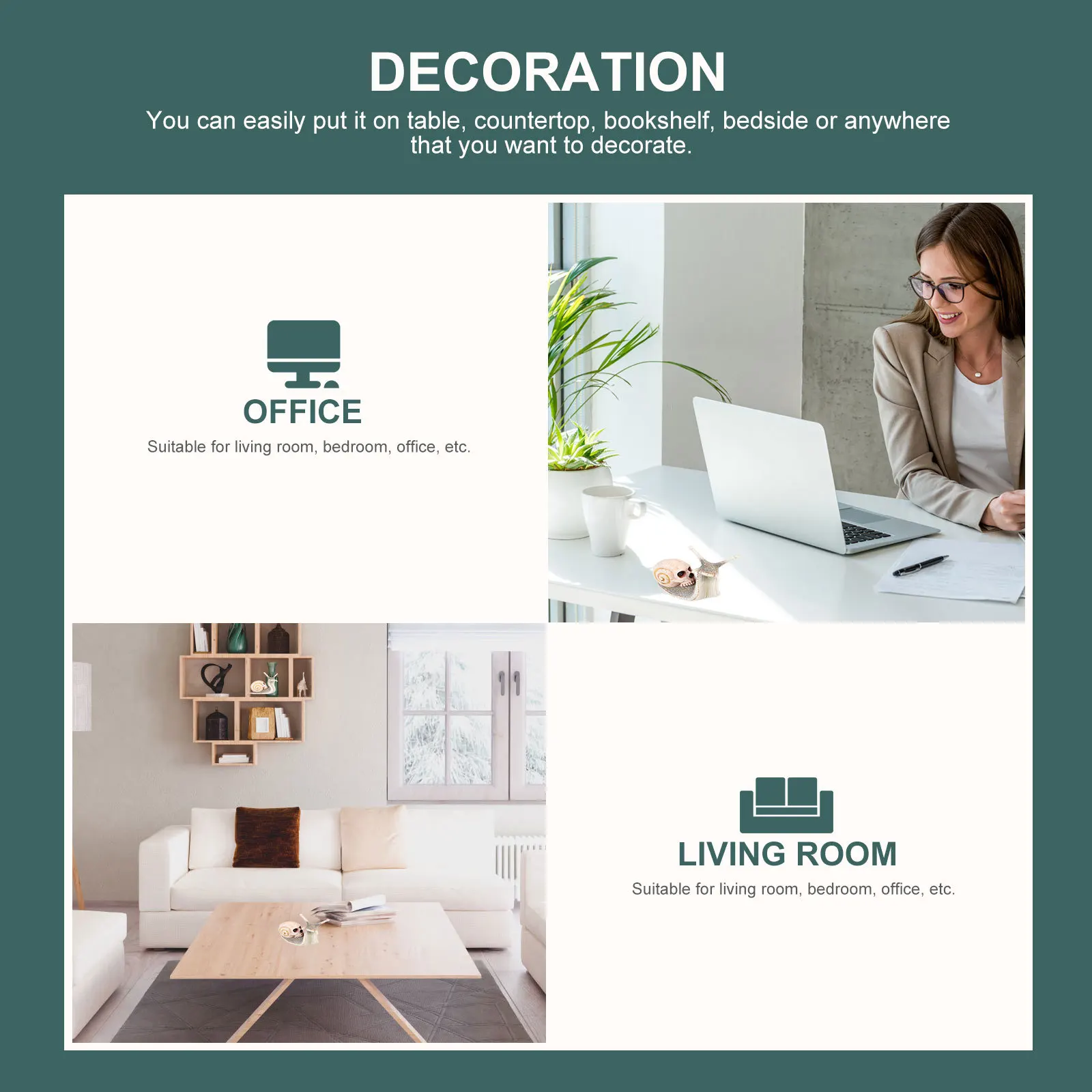 Halloween Micro Landscape Skull Snail Resin Ornament Vivid Decor for Flowerpot Fairy Garden Desktop Office Scene Layout
Halloween Micro Landscape Skull Snail Resin Ornament Vivid Decor for Flowerpot Fairy Garden Desktop Office Scene Layout