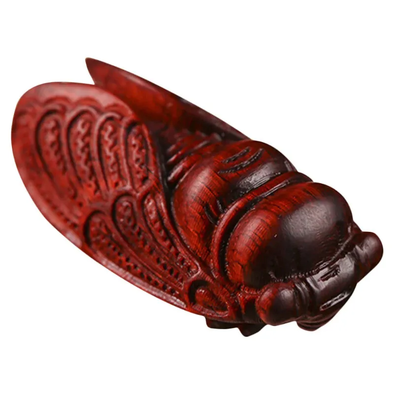 Wooden Cicada Statue Chinese Cicada Modeling Figurine Wooden Craft Ornament
Wooden Cicada Statue Chinese Cicada Modeling Figurine Wooden Craft Ornament