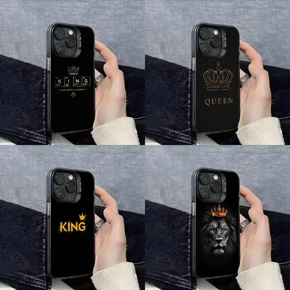 KING Queen Crown Letter Phone Case For iPhone 11,13,15,14,16,12,17,Pro,Max,Plus,Mini,E,Air Black IMD Cover
KING Queen Crown Letter Phone Case For iPhone 11,13,15,14,16,12,17,Pro,Max,Plus,Mini,E,Air Black IMD Cover