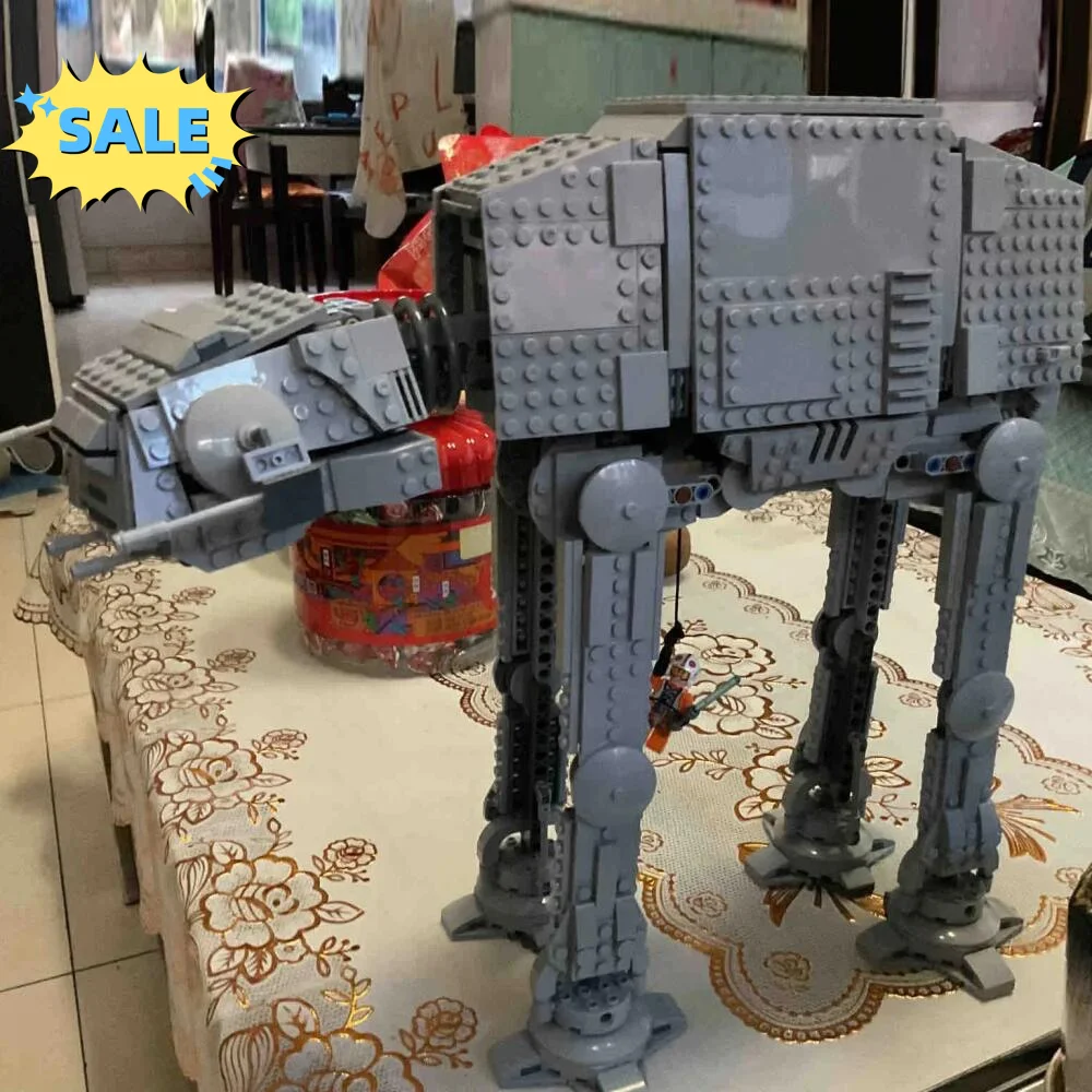 New MOC Space Movie AT-AT Building Blocks Bricks DIY Model Modfied from 75288 With Figures for Christmas Birthday gift
New MOC Space Movie AT-AT Building Blocks Bricks DIY Model Modfied from 75288 With Figures for Christmas Birthday gift