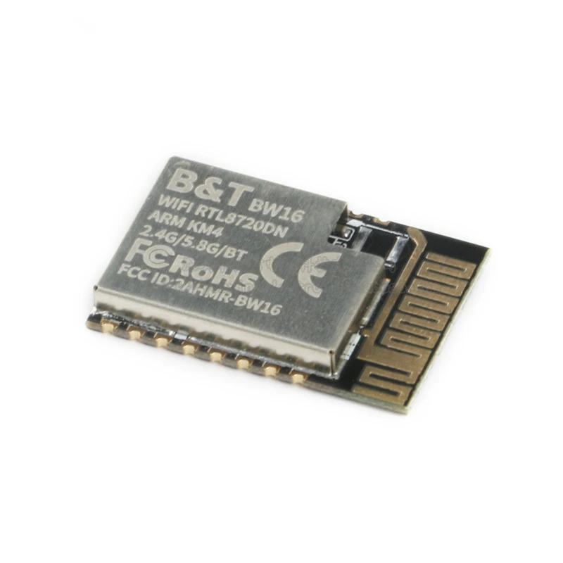 Двухдиапазонный модуль Wi-Fi + Bluetooth 5.0 с низким энергопотреблением на базе чипа RTL8720DN BW16-Kit/плата разработки
Двухдиапазонный модуль Wi-Fi + Bluetooth 5.0 с низким энергопотреблением на базе чипа RTL8720DN BW16-Kit/плата разработки