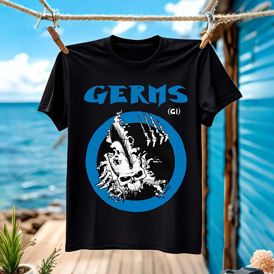 Мужская футболка Germs GI Skull Rock N Roll, 100% хлопок, повседневная дышащая, удобная повседневная одежда, доступная в различных размерах
Мужская футболка Germs GI Skull Rock N Roll, 100% хлопок, повседневная дышащая, удобная повседневная одежда, доступная в различных размерах