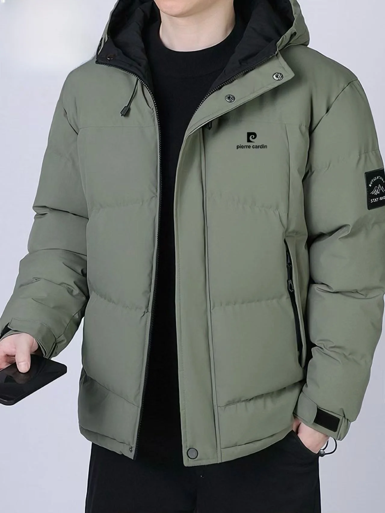 Peir Cardin Men's Cotton Jaet Winter Outerwear Warm Thiened Loose Cotton Coat Autumn Winter Casual Hooded Cotton Clothes
Peir Cardin Men's Cotton Jaet Winter Outerwear Warm Thiened Loose Cotton Coat Autumn Winter Casual Hooded Cotton Clothes