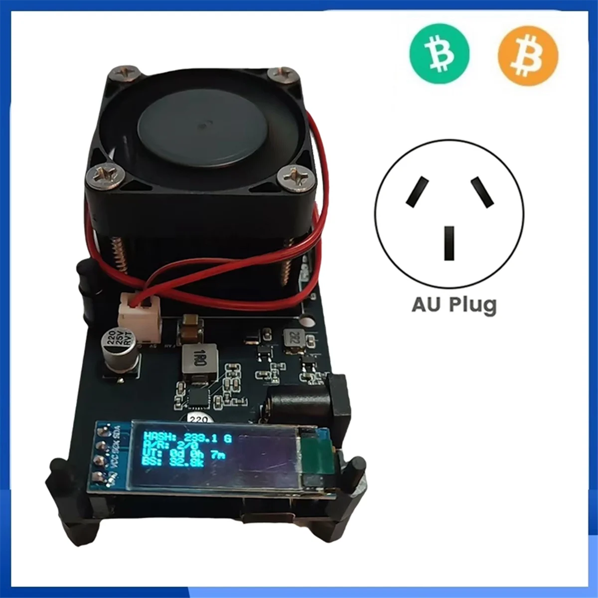 AB20-Bitaxe Miner Stand-Alone BitDSK 200Gh/S BM1397 Bitcoin ASIC BTC Miner Solo Lottery Miner Low Power Miner AU PLUG
AB20-Bitaxe Miner Stand-Alone BitDSK 200Gh/S BM1397 Bitcoin ASIC BTC Miner Solo Lottery Miner Low Power Miner AU PLUG