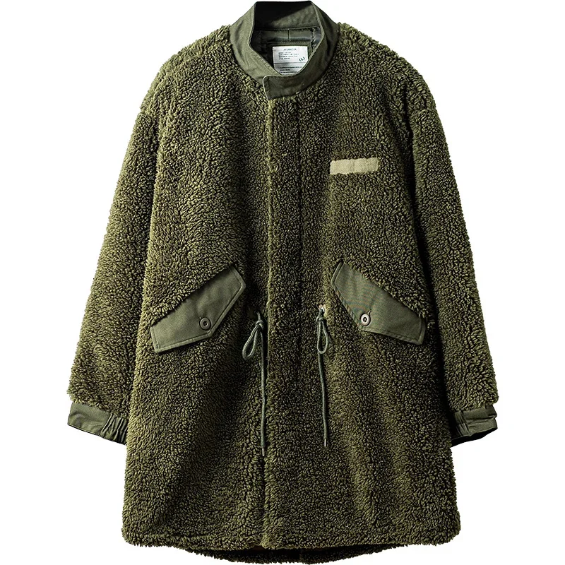 Winter Men's Jacket Fleece Thick Loose Fit Military Style Windproof Warm Trench Coat
Winter Men's Jacket Fleece Thick Loose Fit Military Style Windproof Warm Trench Coat