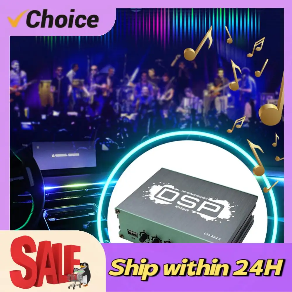 Audio Digital Sound Processor 6-Channel Output DSP Car Equalizer Navigation Sound Quality Enhancement Effect Car Accessories
Audio Digital Sound Processor 6-Channel Output DSP Car Equalizer Navigation Sound Quality Enhancement Effect Car Accessories