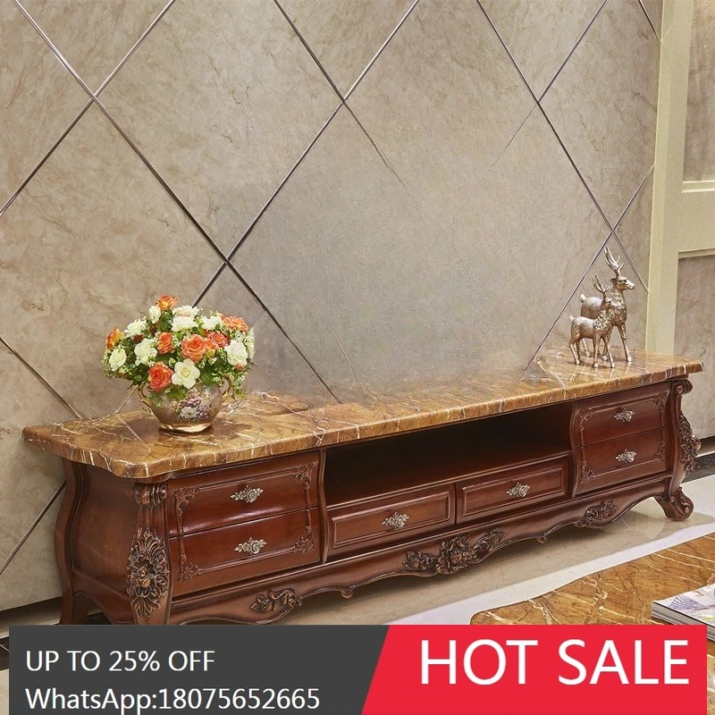 MJY European Style TV Simple Living Room Small Apartment Solid Wood Marble TV Cabinet
MJY European Style TV Simple Living Room Small Apartment Solid Wood Marble TV Cabinet