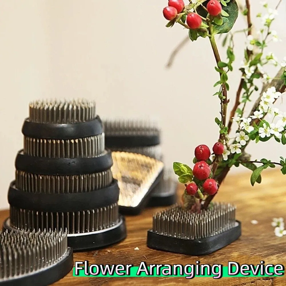 Stainless Steel Flower Arranging Device Metal Pin Holder Multi-Size Flower Prong Pin Holder Rust-Proof Floral Arrangement Base
Stainless Steel Flower Arranging Device Metal Pin Holder Multi-Size Flower Prong Pin Holder Rust-Proof Floral Arrangement Base