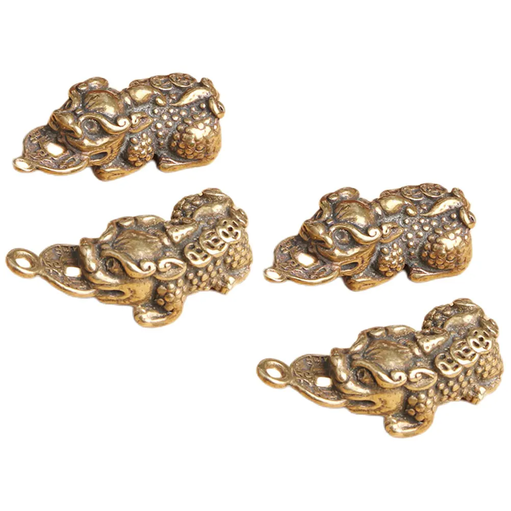 4 Pcs Pixiu Keychain Charm Delicate Diy Keychain Pendant Pendant Ornament Decorative Keyring Backpack Accessory DIY Jewelry
4 Pcs Pixiu Keychain Charm Delicate Diy Keychain Pendant Pendant Ornament Decorative Keyring Backpack Accessory DIY Jewelry