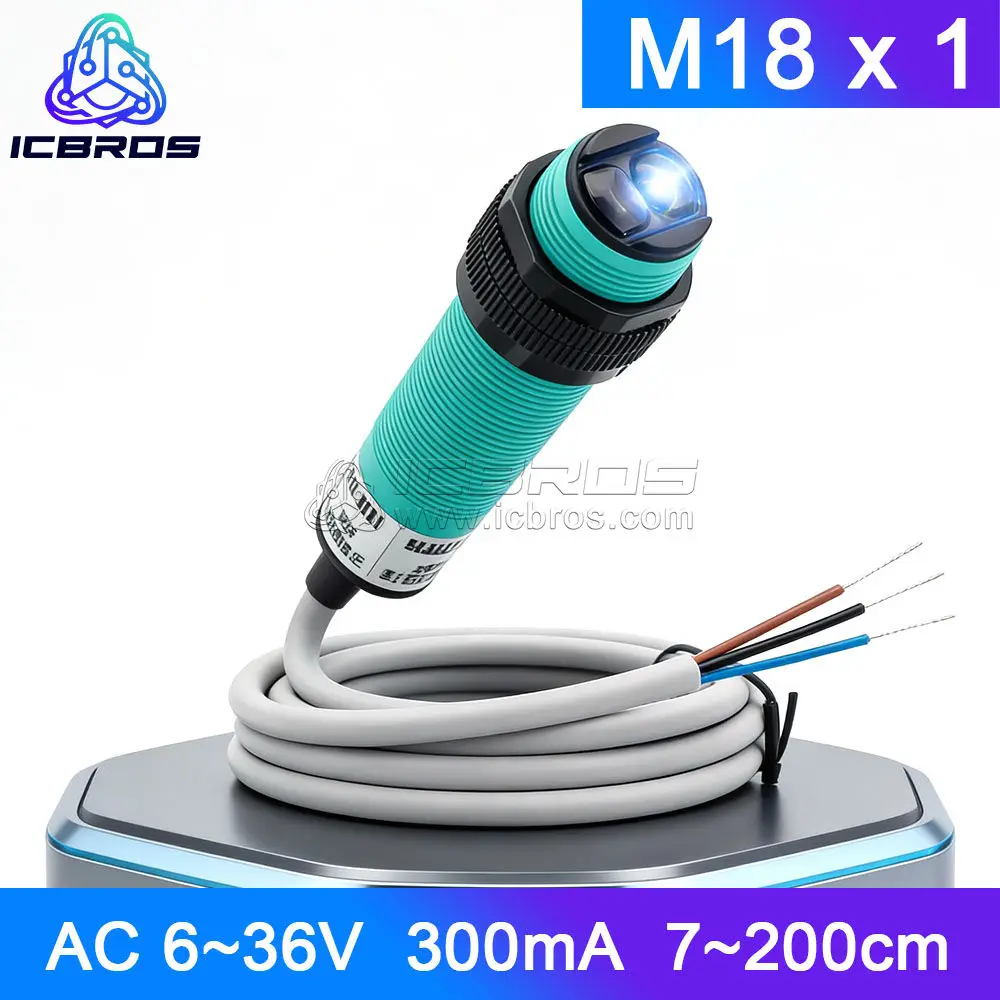 Infrared Photoelectric Switch Sensor Diffuse Reflection E3F-DS200C1 E3F-DS200C2 E3F-DS200P1 E3F-DS200P2 Adjustable 24V AC 6-36V
Infrared Photoelectric Switch Sensor Diffuse Reflection E3F-DS200C1 E3F-DS200C2 E3F-DS200P1 E3F-DS200P2 Adjustable 24V AC 6-36V