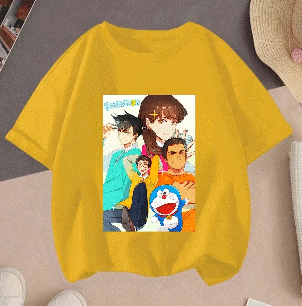 Hot Sale 2D Doraemon Cartoon Print Casual Summer Short Sleeve T Shirt For Kids Teenagers Girls Boys
Hot Sale 2D Doraemon Cartoon Print Casual Summer Short Sleeve T Shirt For Kids Teenagers Girls Boys