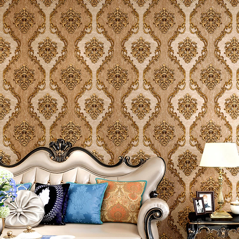 European 3D Damask Wallpaper Modern PVC Flower Pattern Wallpaper Home Decor Wallpaper for Living Room Bedroom TV Background
European 3D Damask Wallpaper Modern PVC Flower Pattern Wallpaper Home Decor Wallpaper for Living Room Bedroom TV Background