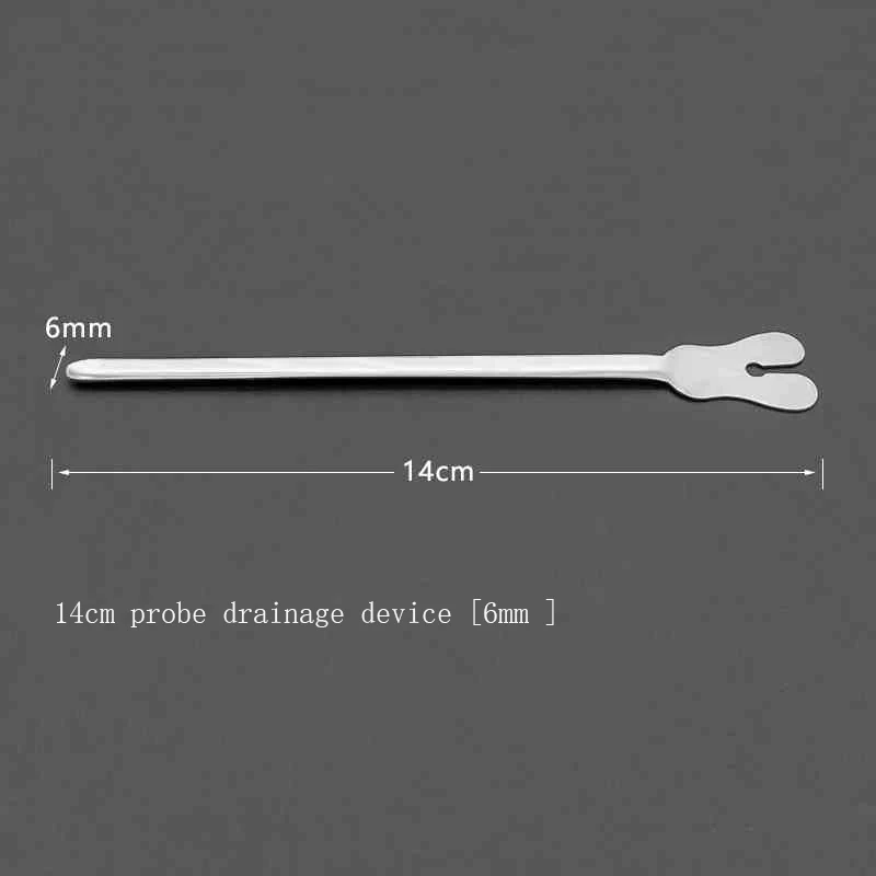 Stainless steel grooved probe anorectal surgical instrument with a grooved probe for examination-guided drainage
Stainless steel grooved probe anorectal surgical instrument with a grooved probe for examination-guided drainage