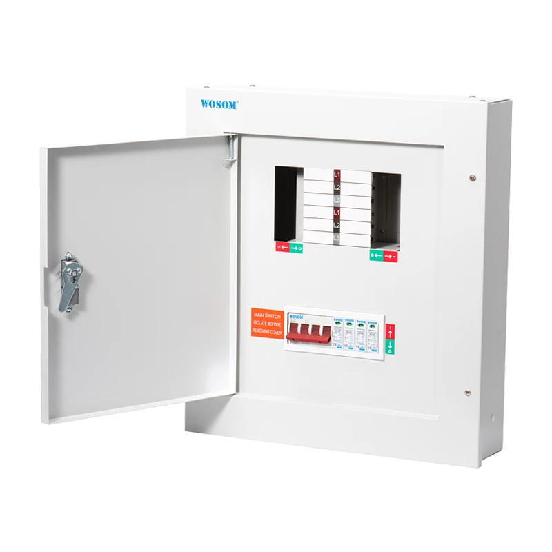 TPN08-125 Metal Consumer Unit Surface Type Three Phase Distribution Board with 125A Main Switch
TPN08-125 Metal Consumer Unit Surface Type Three Phase Distribution Board with 125A Main Switch