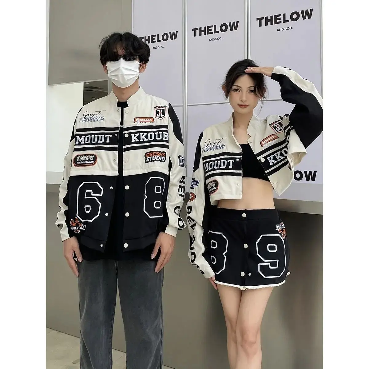 American retro detachable motorcycle jacket men and women vintage racing baseball suit jackets for men korean fashion streetwear
American retro detachable motorcycle jacket men and women vintage racing baseball suit jackets for men korean fashion streetwear