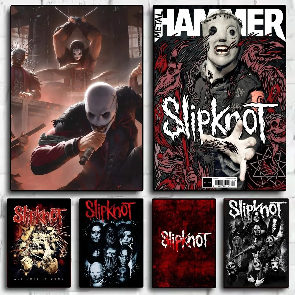 Rock S-SlipknotES Band Poster HD art sticky wall waterproof home living room bar decoration
Rock S-SlipknotES Band Poster HD art sticky wall waterproof home living room bar decoration