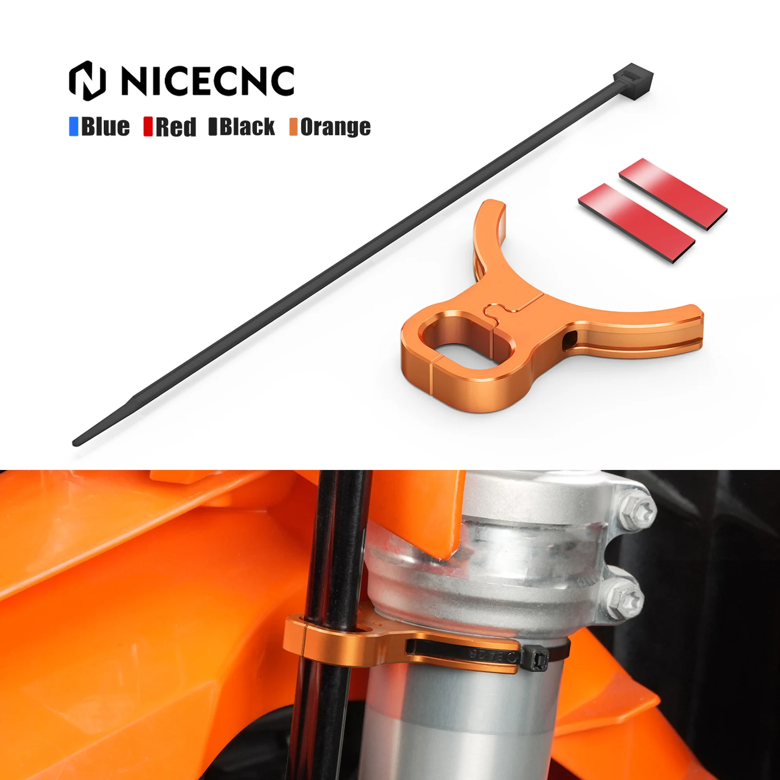 NICECNC For KTM EXC 300 2004-2026 EXC 250 EXCF 350 SX 125 SXF 250 SXF 450 XCF 350 XCW 300 XCFW Front Brake Hose Line Guide Clamp
NICECNC For KTM EXC 300 2004-2026 EXC 250 EXCF 350 SX 125 SXF 250 SXF 450 XCF 350 XCW 300 XCFW Front Brake Hose Line Guide Clamp