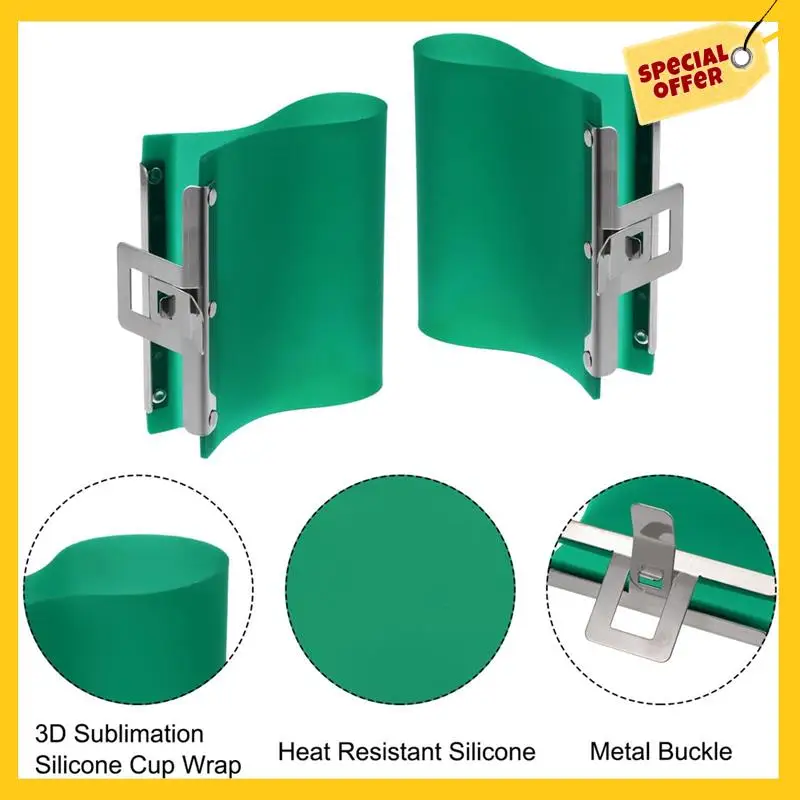 ABCY-3Pcs Silicone Mug Clamp 15 OZ 3D Sublimation Silicone Cup Wrap Fixture For Printing Heat Transfer Machine, Green Durable
ABCY-3Pcs Silicone Mug Clamp 15 OZ 3D Sublimation Silicone Cup Wrap Fixture For Printing Heat Transfer Machine, Green Durable