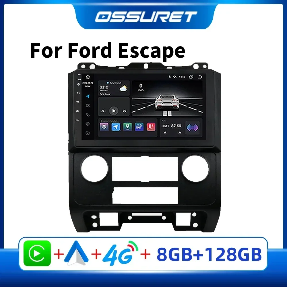 Android Car Radio for Ford Escape 2007 - 2012 Stereo GPS Navigation Carplay Android Auto Multimedia Player 2 Din Autoradio Video
Android Car Radio for Ford Escape 2007 - 2012 Stereo GPS Navigation Carplay Android Auto Multimedia Player 2 Din Autoradio Video