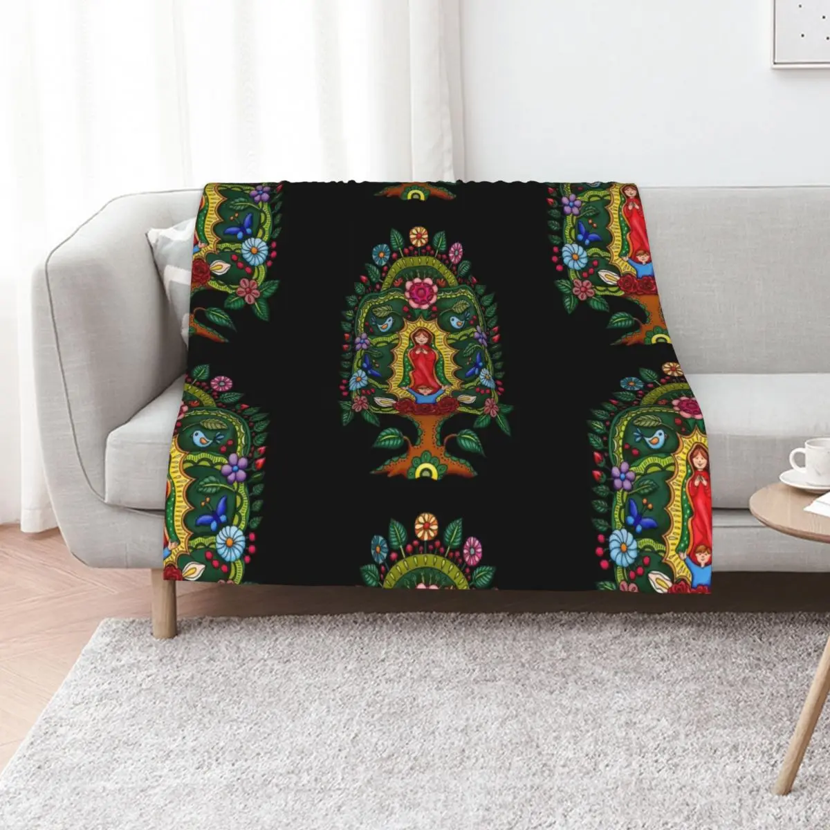 Mexican Tree of Life #1 Throw Blanket Softest decorative blankets ands warm winter Blankets
Mexican Tree of Life #1 Throw Blanket Softest decorative blankets ands warm winter Blankets