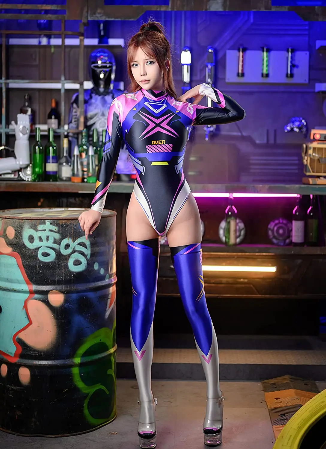 Новинка 2025 года, наряд для ролевых игр Ashotplz, игровой стиль, купальник с длинным рукавом и высоким воротом, принт, косплей, гоночная королева, карнавальный костюм
Новинка 2025 года, наряд для ролевых игр Ashotplz, игровой стиль, купальник с длинным рукавом и высоким воротом, принт, косплей, гоночная королева, карнавальный костюм